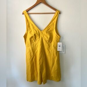 RVCA linen romper